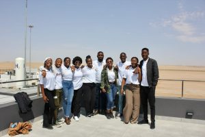 A group of people posing for a photo